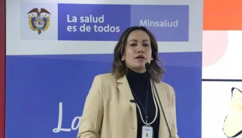 Ministra de Salud, Carolina Corcho.  