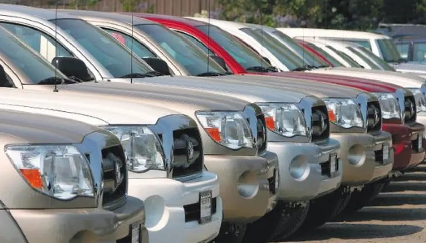 Camionetas de uso del Congreso.