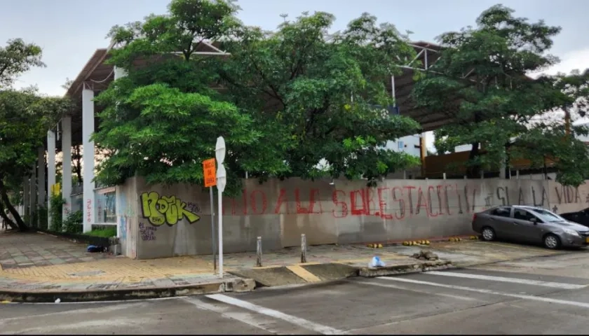 Esquina de la calle 60 con 46 donde construirán la subestación Estadio.