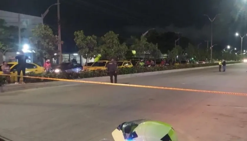 Momentos del accidente de tránsito. 