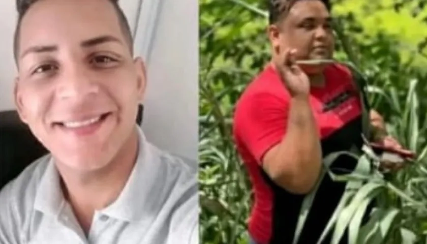 Miguel Medina y Eduardo Urdaneta, estilistas desaparecidos.