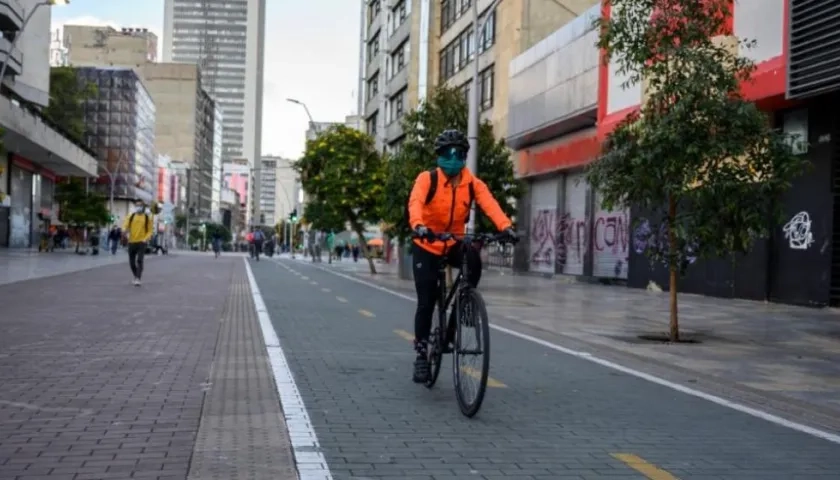 Día sin carro y sin moto en Bogotá.