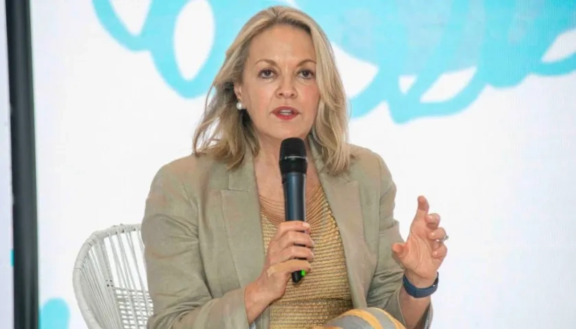 La excanciller colombiana, María Emma Mejía.