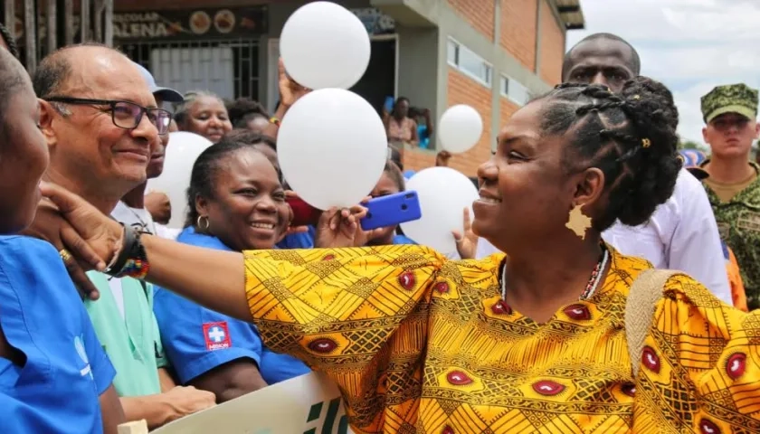 La Vicepresidenta de la República, Francia Márquez.