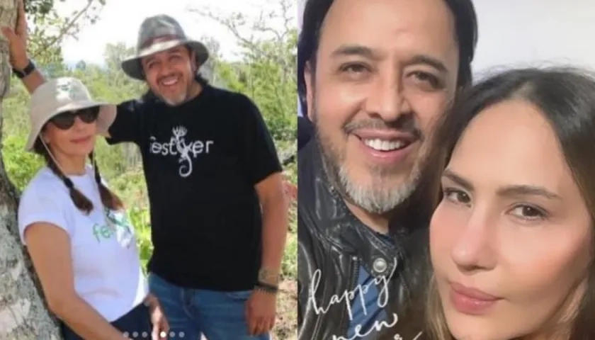 Nórida Rodríguez y 'Toto' Vega.