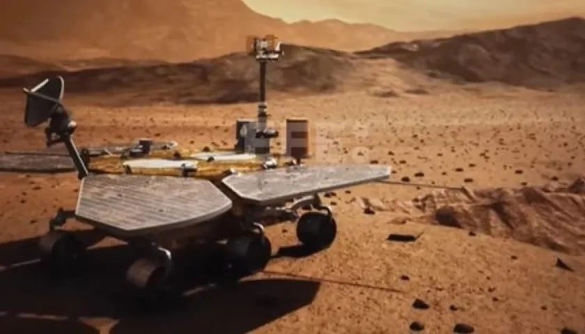 El Zhurong comenzó el 15 de mayo del año pasado su exploración del planeta rojo.