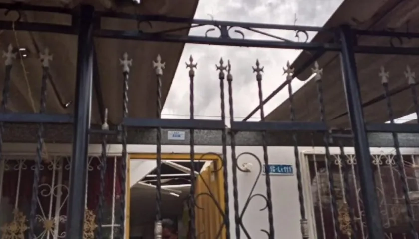 Una de las viviendas afectadas en Villas de Aranjuez.