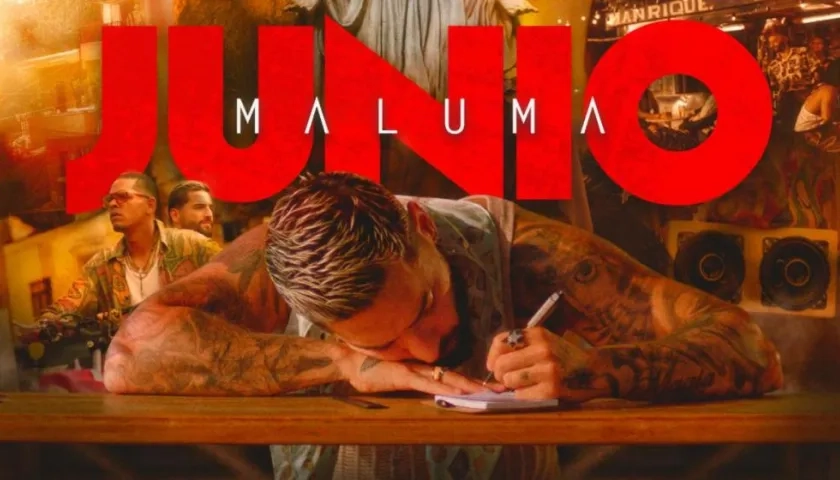 Afiche promocional de la canción 'Junio'.