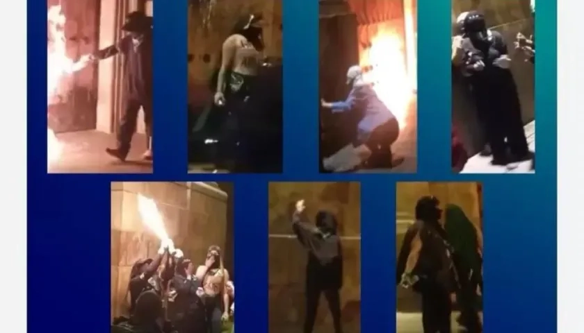 Ataque a la Catedral Primada.