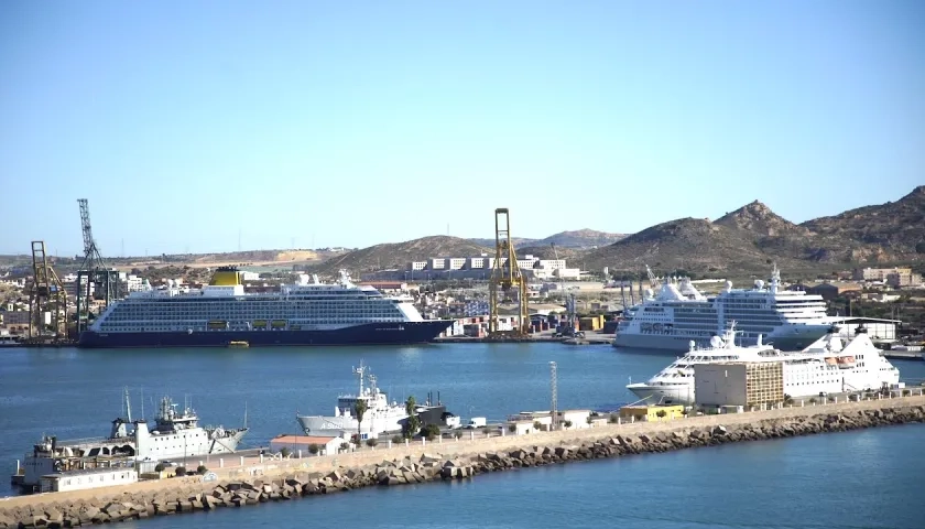 Cartagena también se promociona como destino de cruceros.