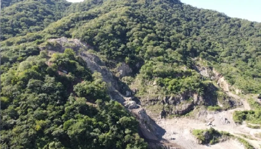 Imagen de la cantera.