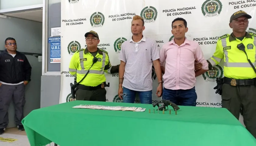 Capturados por la Policía. 