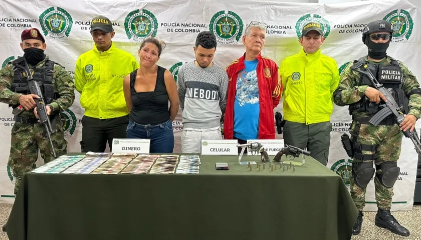 Capturados por la Policía. 