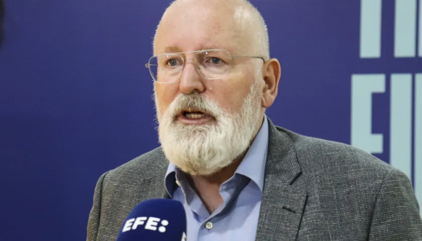 El vicepresidente de la Comisión Europea, Frans Timmermans.