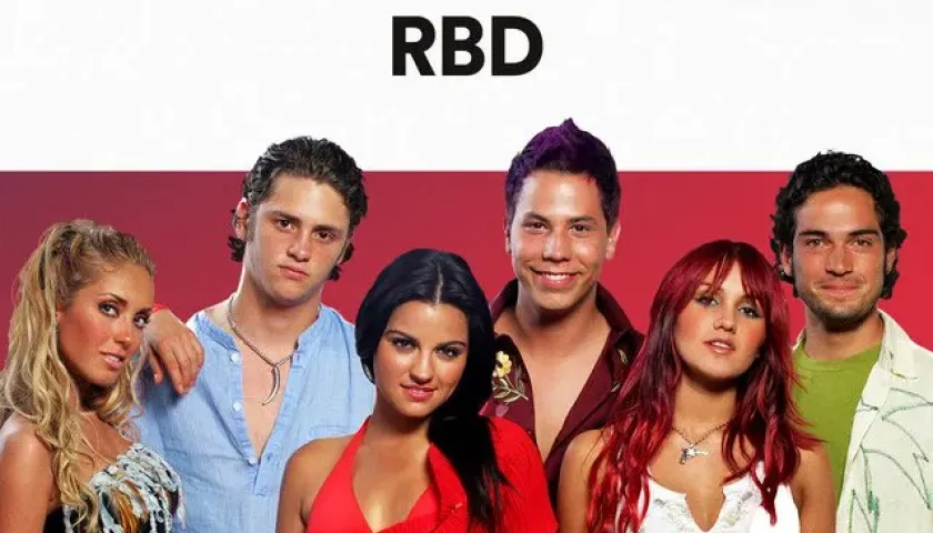 RBD, célebre banda de músicos mexicanos.