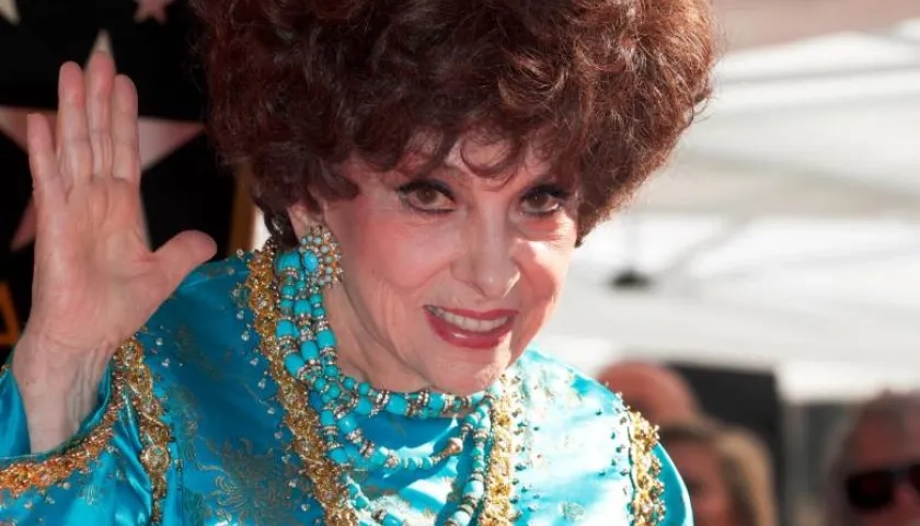 Gina Lollobrigida, actriz que falleció a los 95 años.