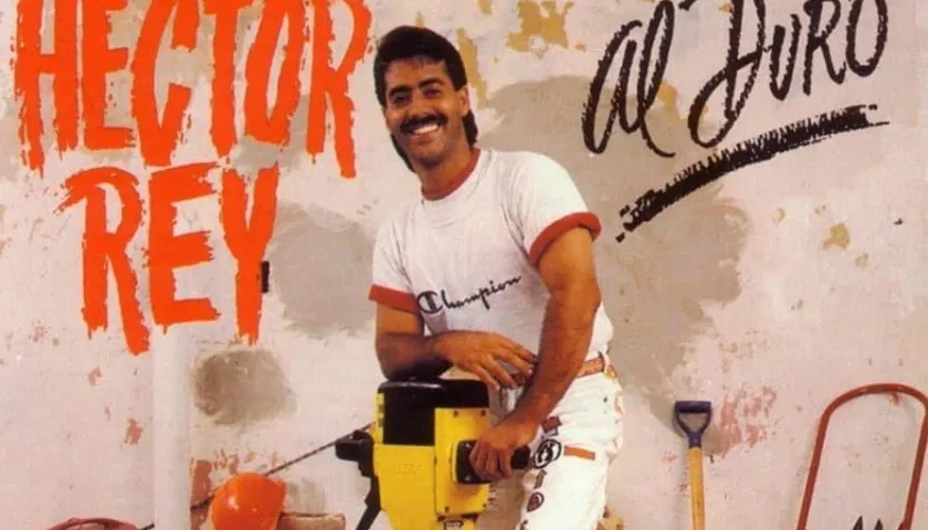 Héctor Rey, en la carátula de uno de sus discos de mayor éxito.