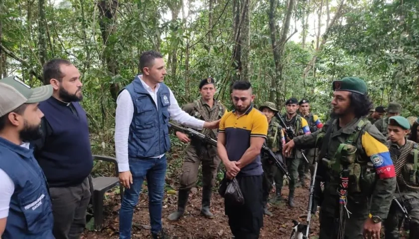 Liberación de Darío Coronel Pineda.