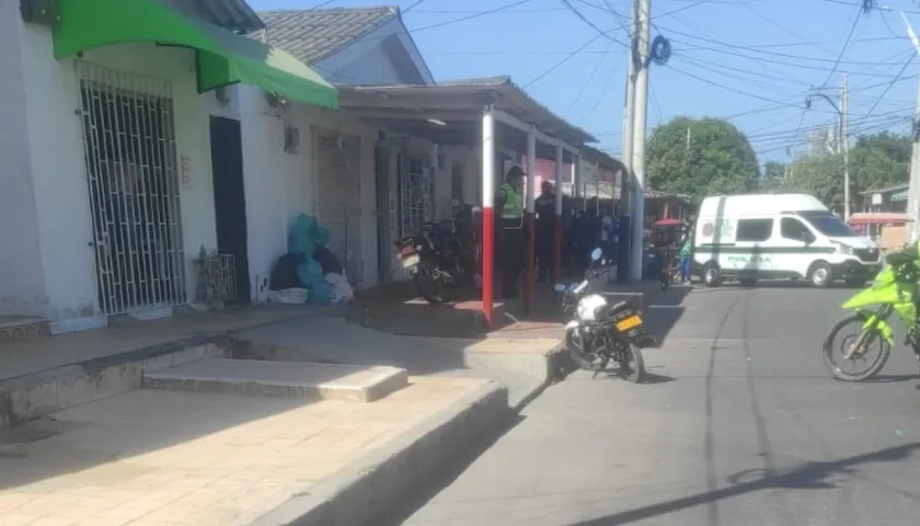 Lugar de los hechos en el barrio Las Nieves. 