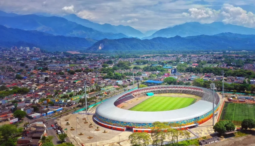 Panorámica del nuevo estadio de Villavicencio.