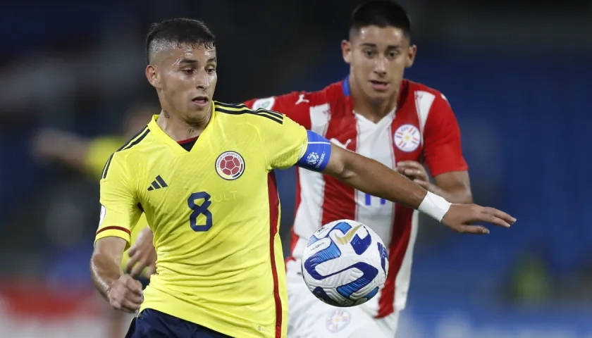 Gustavo Puerta ha sido una de las figuras de Colombia en el Sudamericano Sub-20.