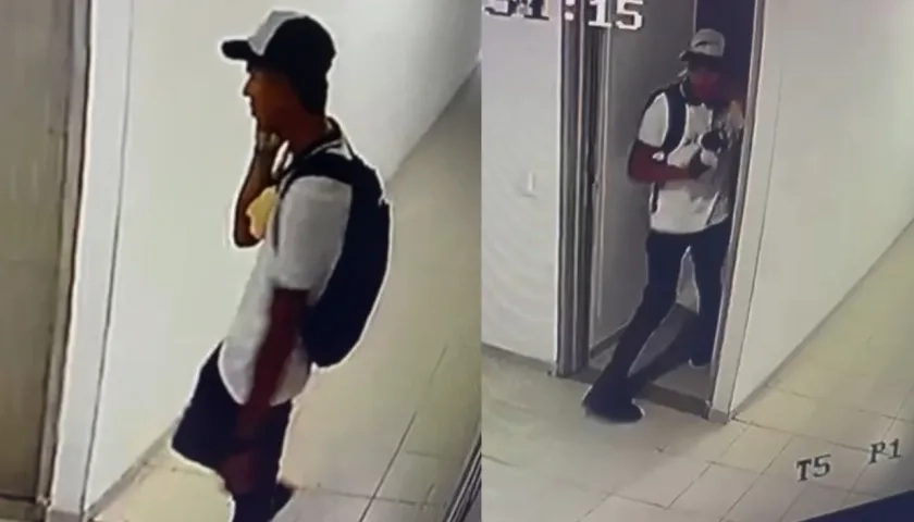 Uno de los delincuentes que integra la banda.