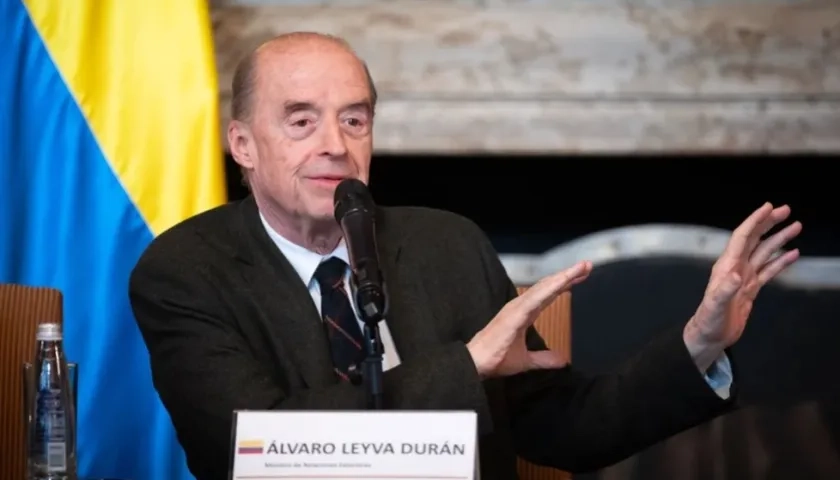 Canciller Álvaro Leyva Durán.