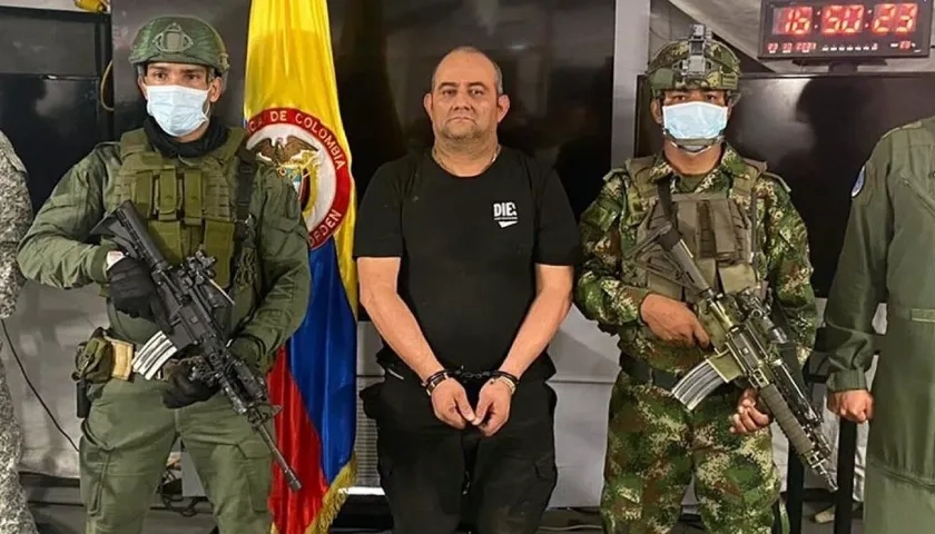 Alias 'Otoniel' fue capturado en octubre de 2021.