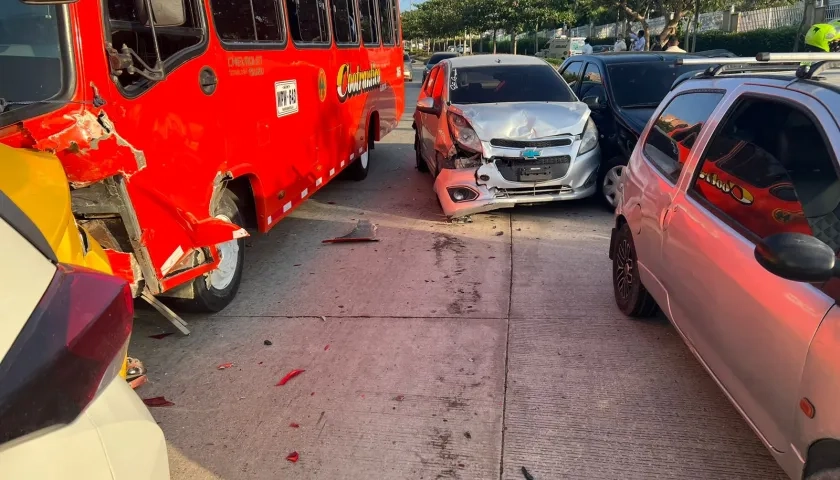 Accidente en la carrera 53. 