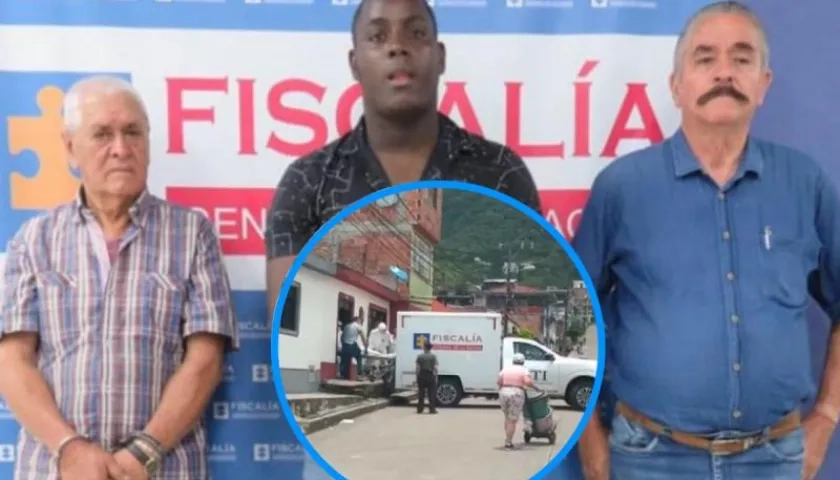 José Eduardo Reina Cárdenas, Leonardo Saa Angulo y Gildardo Robledo Robledo, capturados.