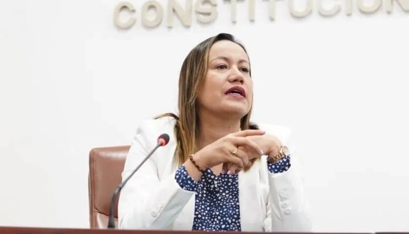 Carolina Corcho, ministra de Salud.