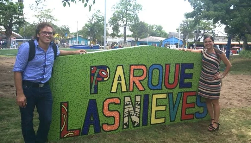 Carlos Acosta Juliao, en el parque Las Nieves.