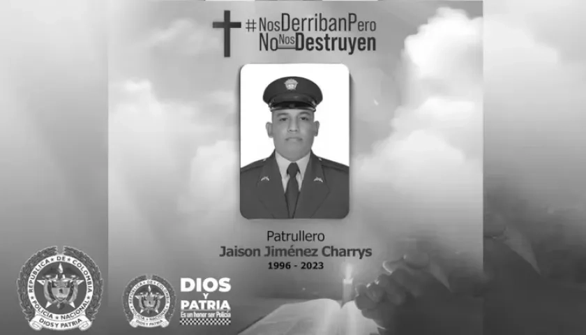 Patrullero Jaison Jiménez Charrys.