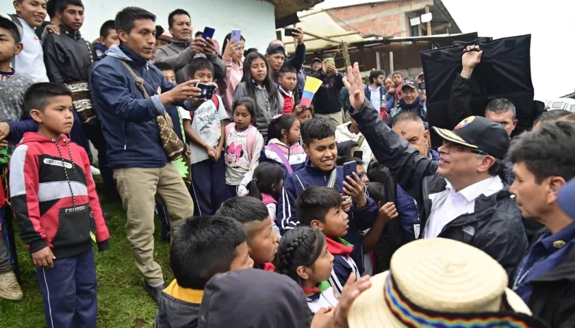 Presidente Petro en el Cauca