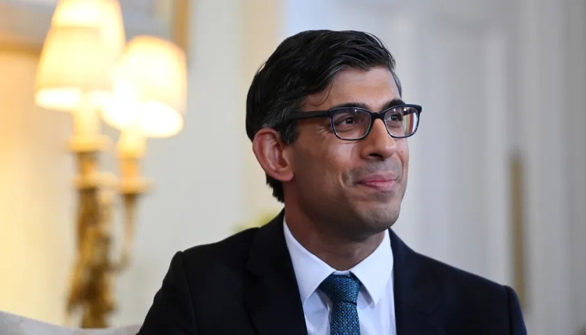 El primer ministro británico, Rishi Sunak.