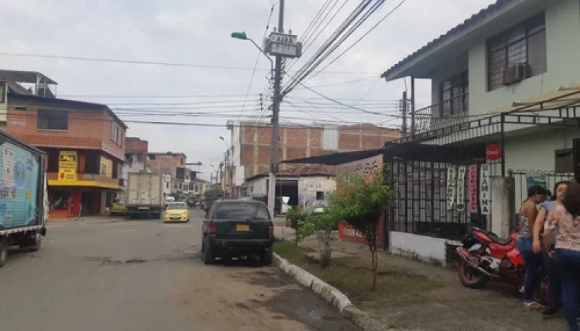 Barrio Los Mangos, en Cali. 