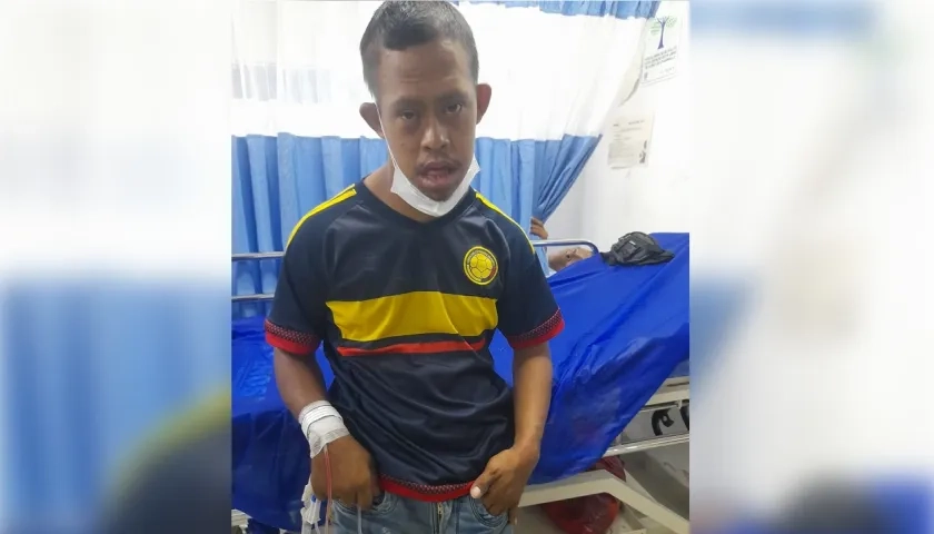 Esta es la persona que se encuentran en urgencias del Hospital General de Barranquilla