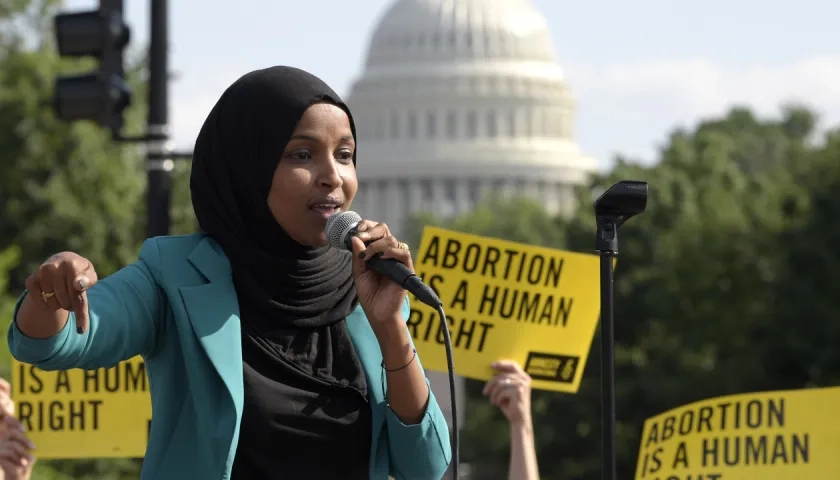 La legisladora demócrata Ilhan Omar.