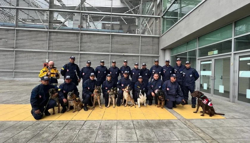 Equipo médico colombiano.