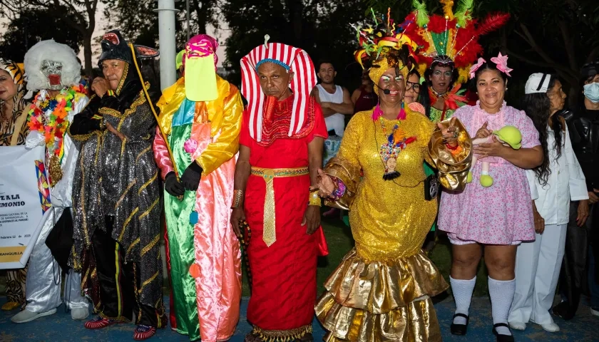 El evento de Fundicarnaval en el parque del barrio Las Mercedes