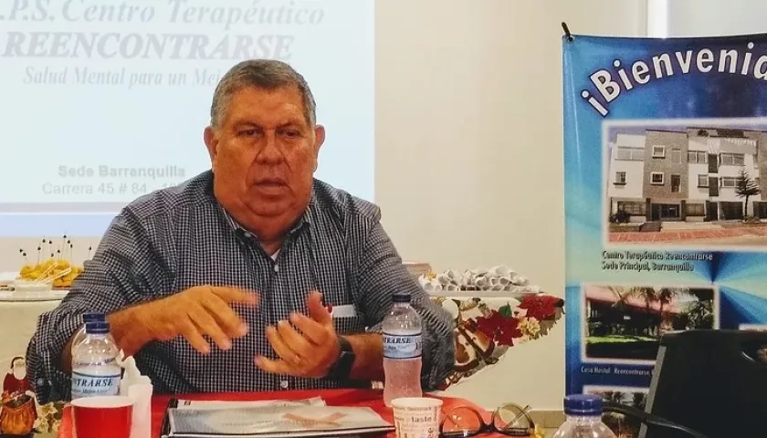 Juan Isaac Llanos, presidente de la Sociedad de psiquiatría del Atlántico