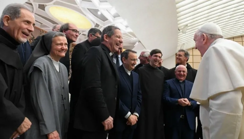 El Papa recibió este sábado a 3.000 rectores y profesores de las Universidades e Instituciones Pontificias Romanas.