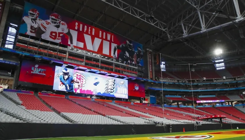 El State Farm Stadium tiene un aforo para 63.400 aficionados