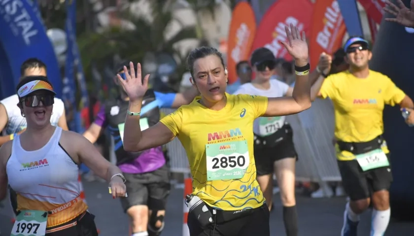 Leidy Romero, vencedora en la rama femenina.