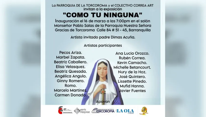 Afiche promocional de la exposición ‘Como tú ninguna’.