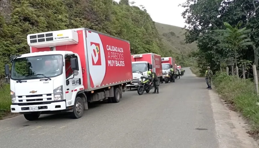 El transporte de alimentos, uno de los sectores más afectados.