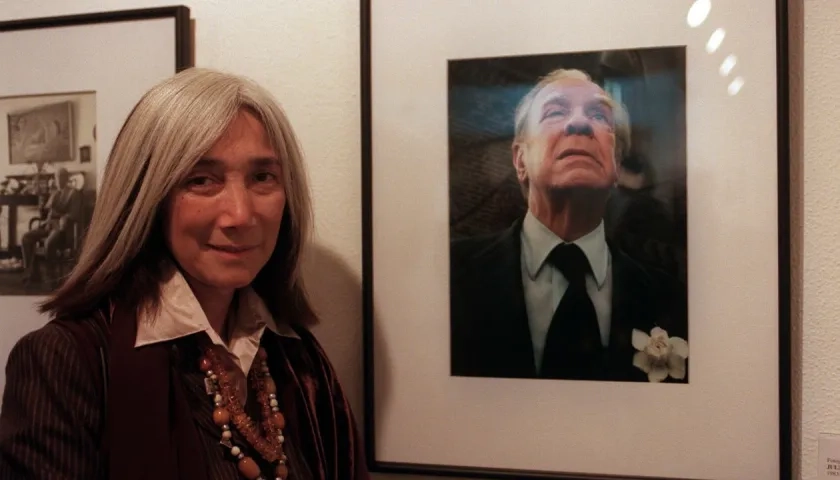 María Kodama se casó con Borges poco antes de la muerte del escritor, en 1986.