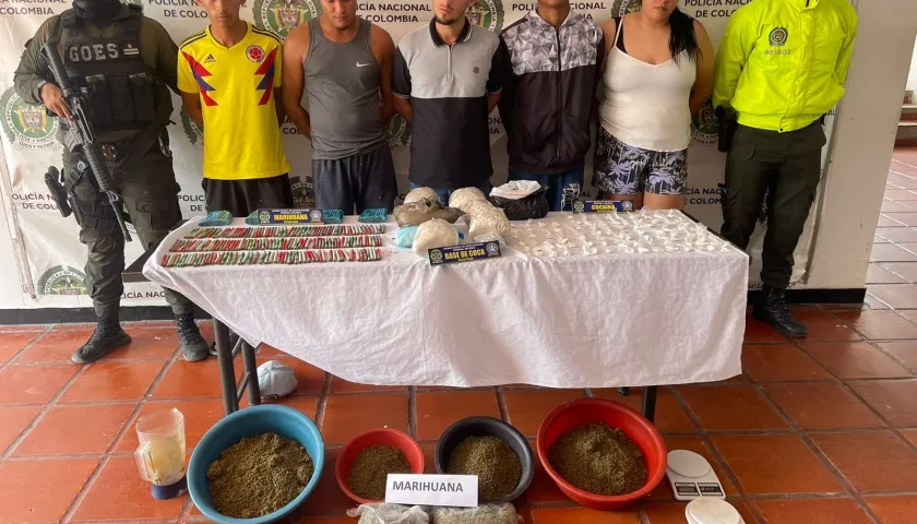 Las capturas se realizaron en tres barrios de Soledad. 