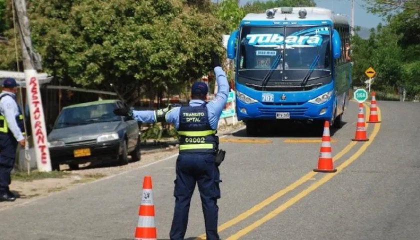 Controles viales durante el puente festivo