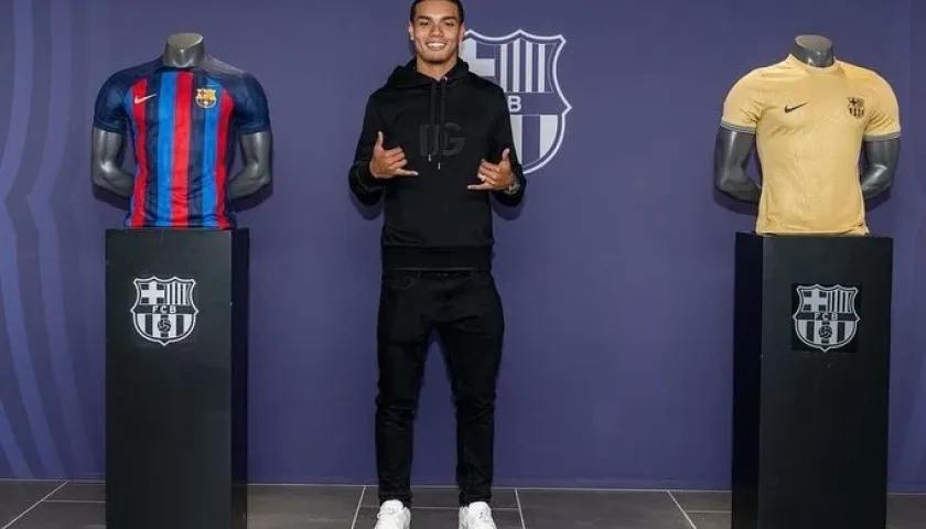 Joao Mendes venía entrenando en las últimas semanas con el juvenil del Barça